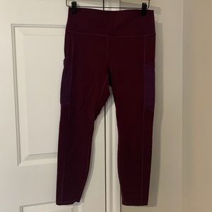 Maroon Leggings